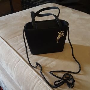 Evening Bag with Jeweled Embellishment.